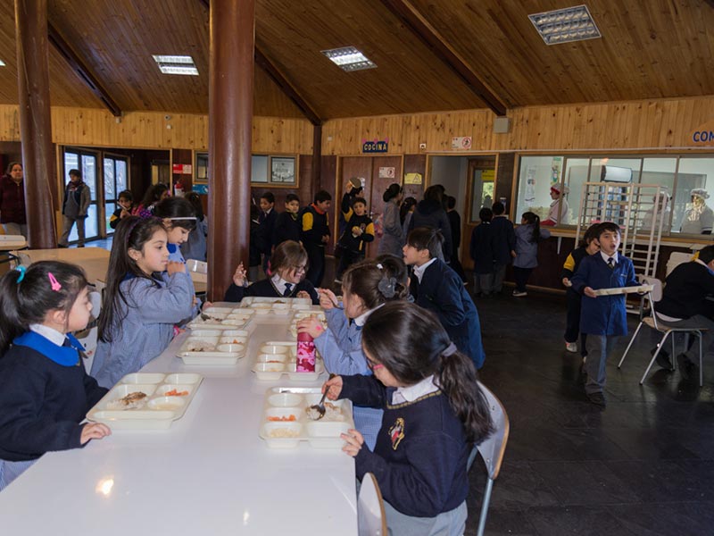 comedor colegio sta aysen