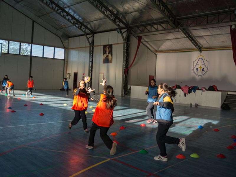 gimnasio colegio sta aysén