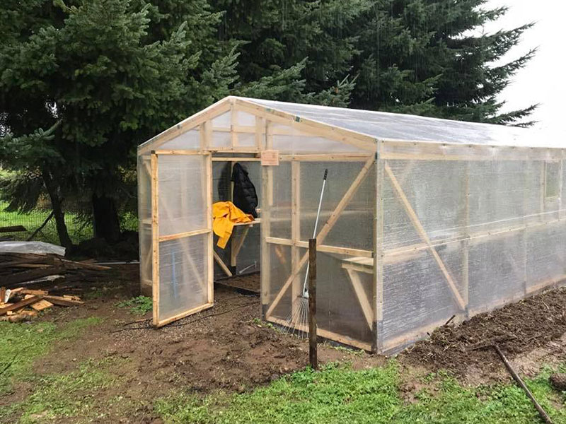 invernadero colegio santa teresa de los andes - puerto aysén