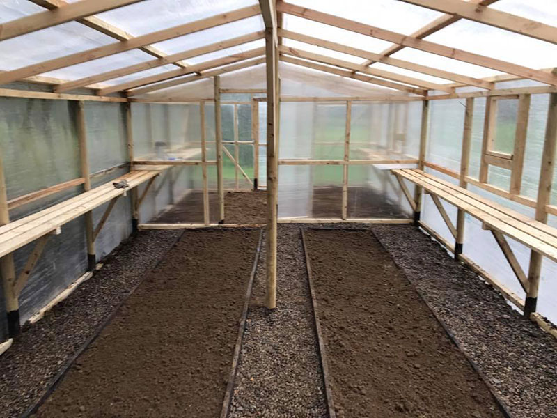 invernadero colegio santa teresa de los andes - puerto aysén